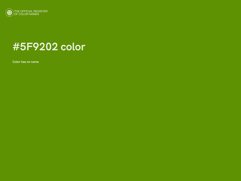 #5F9202 color image