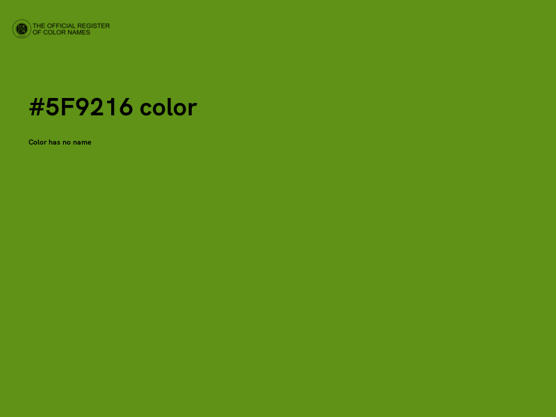 #5F9216 color image