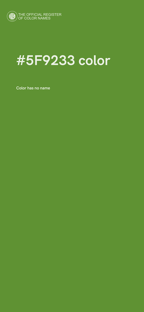 #5F9233 color image