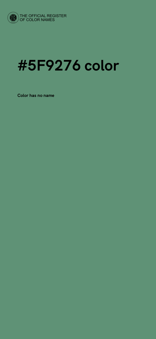 #5F9276 color image
