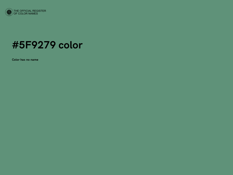 #5F9279 color image