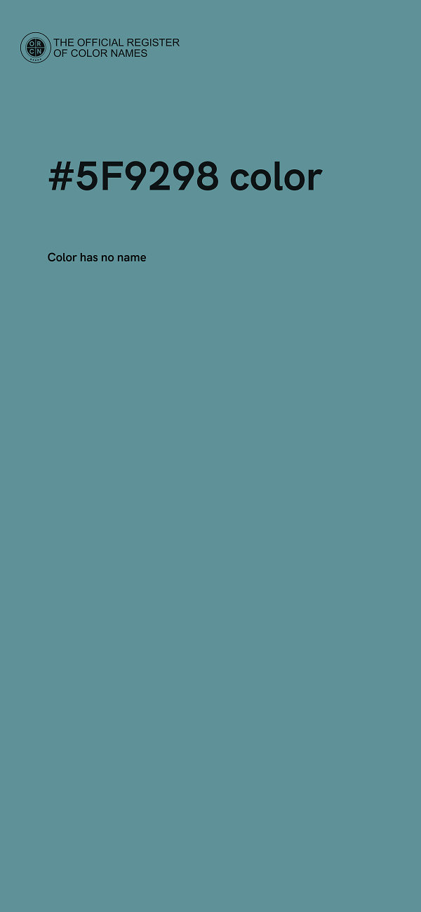 #5F9298 color image