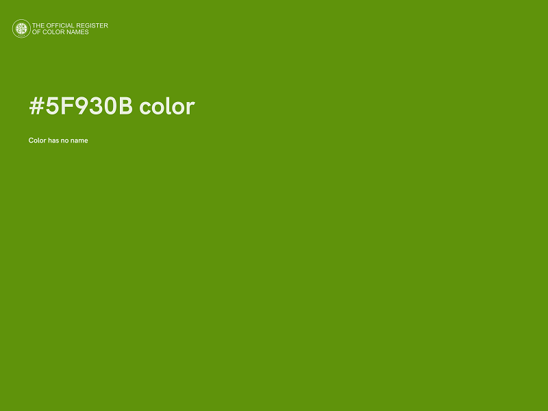 #5F930B color image