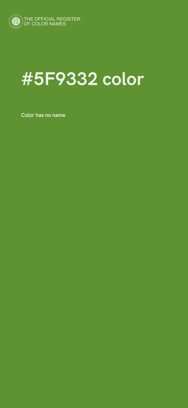 #5F9332 color image
