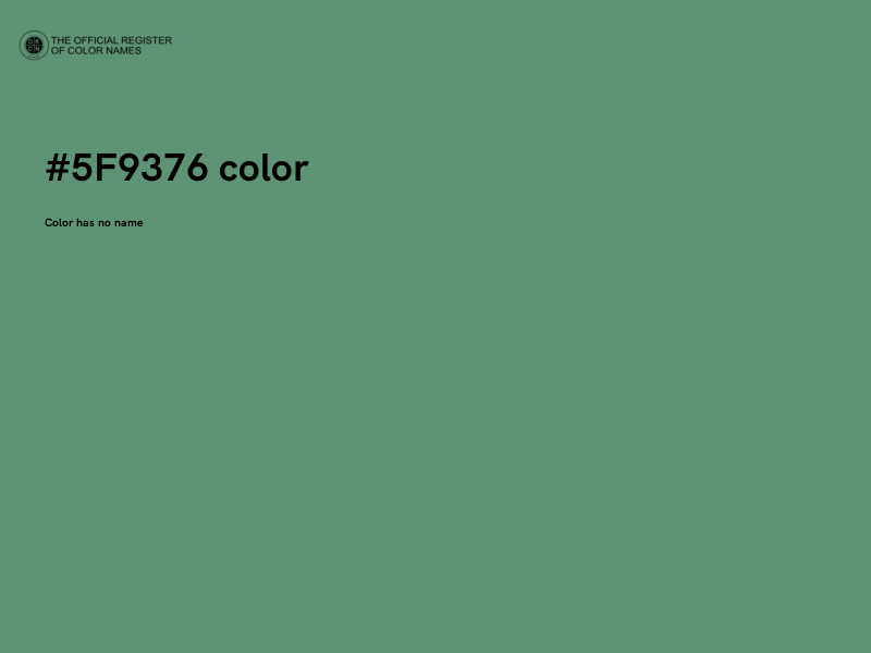 #5F9376 color image