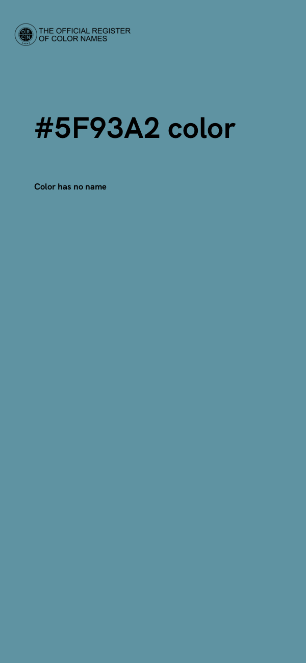 #5F93A2 color image