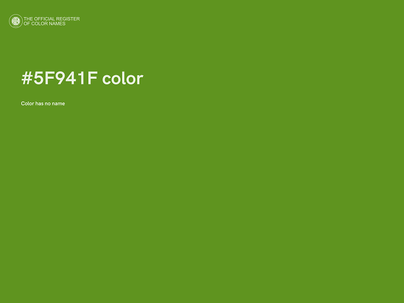 #5F941F color image