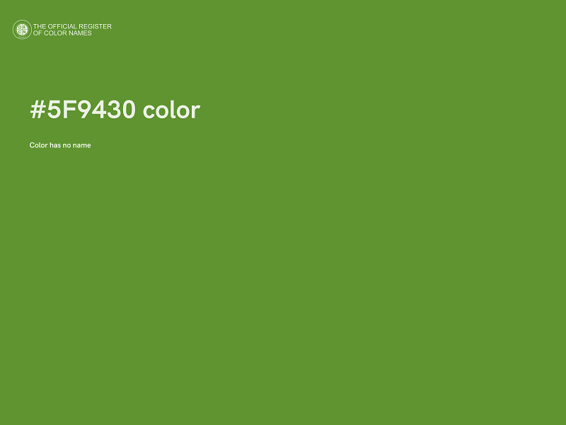 #5F9430 color image