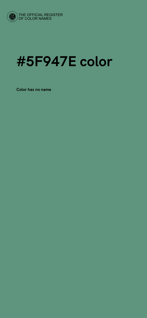 #5F947E color image