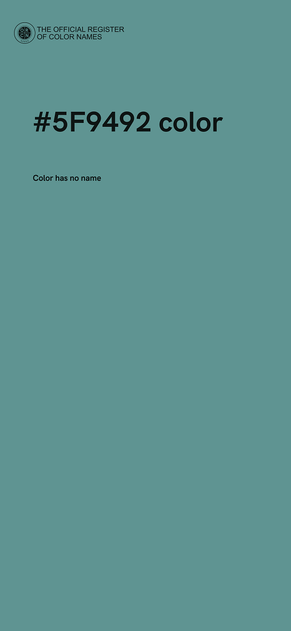 #5F9492 color image