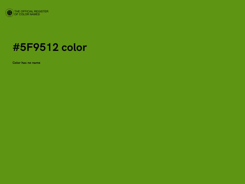 #5F9512 color image