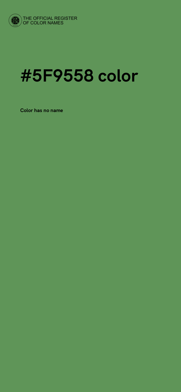 #5F9558 color image