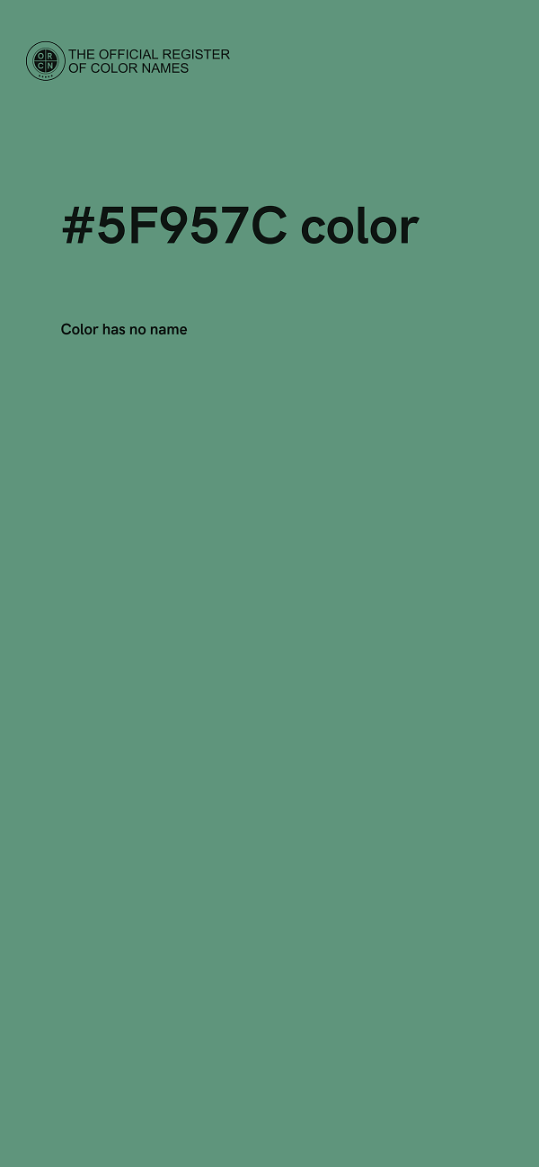 #5F957C color image