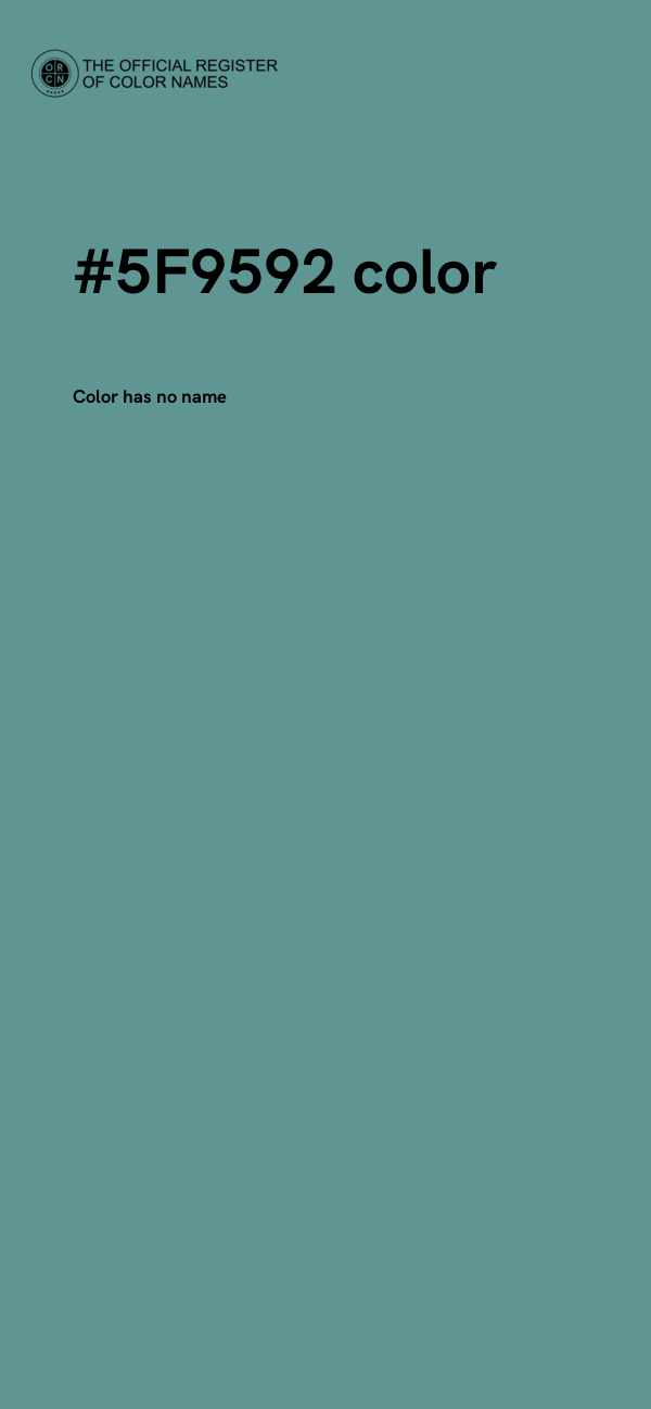 #5F9592 color image