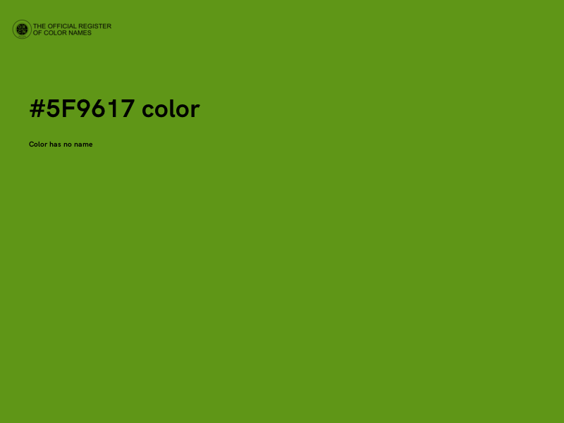 #5F9617 color image