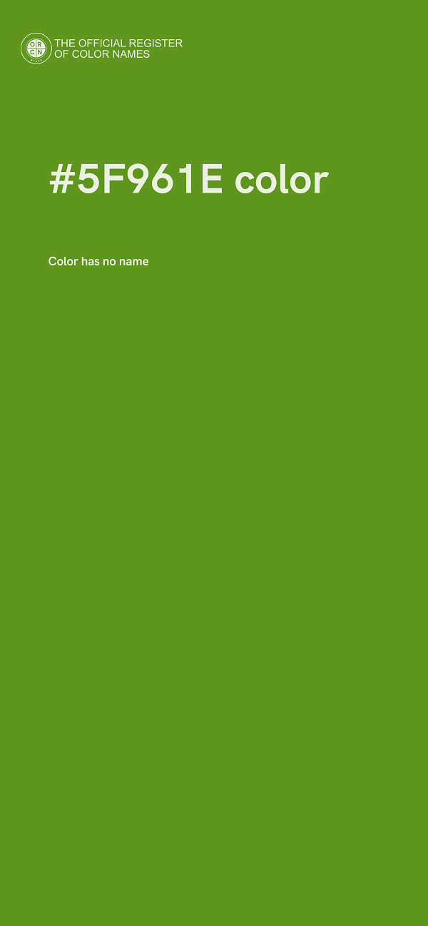 #5F961E color image