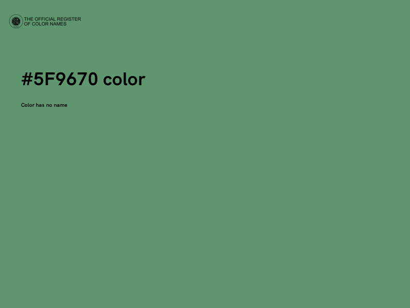 #5F9670 color image