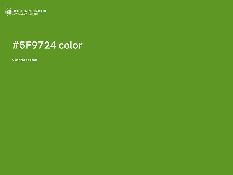 #5F9724 color image