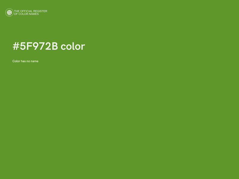 #5F972B color image