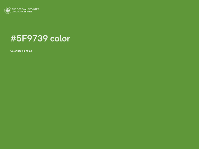 #5F9739 color image