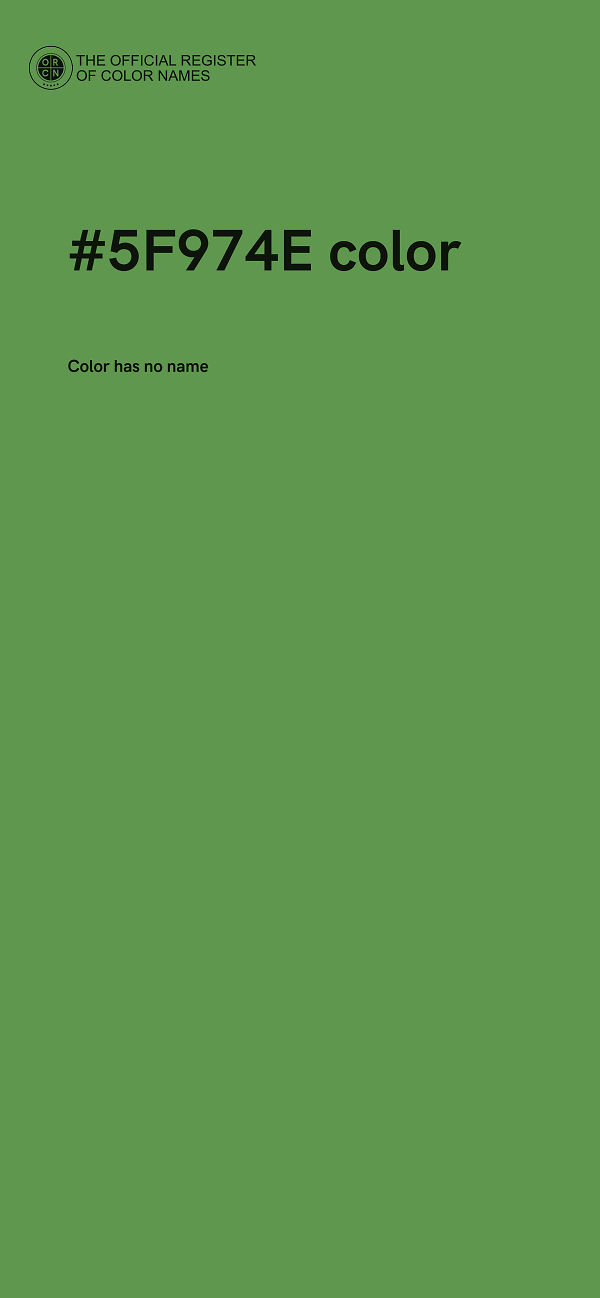 #5F974E color image