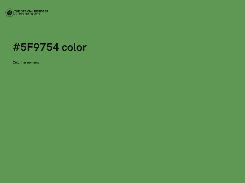 #5F9754 color image