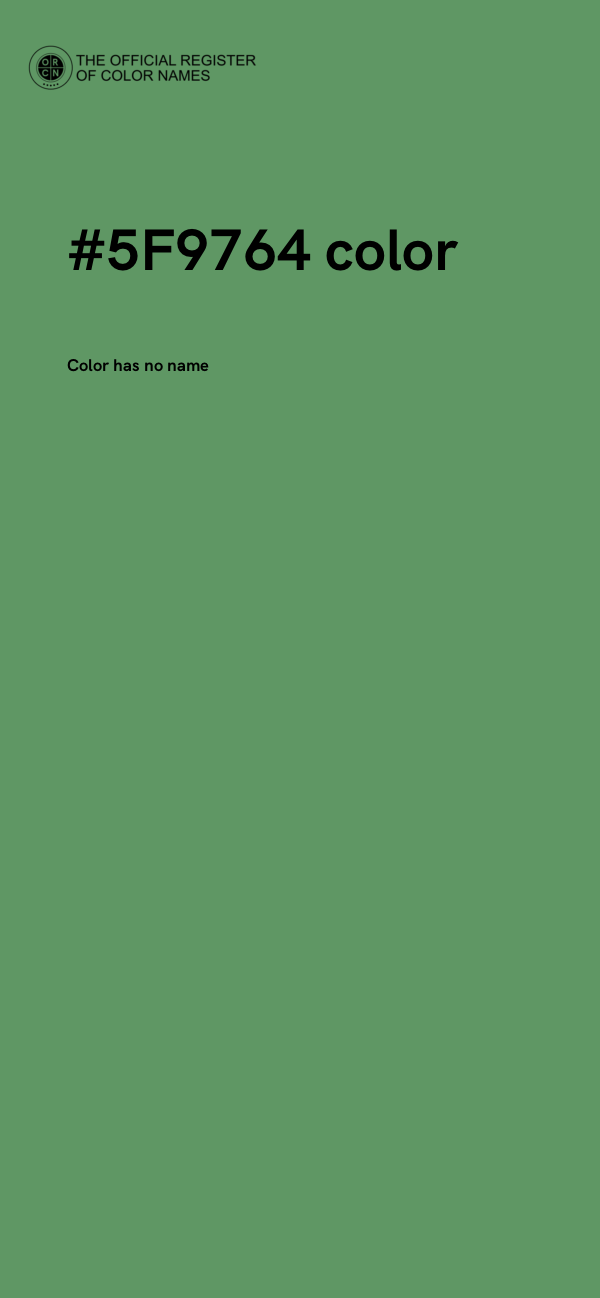 #5F9764 color image