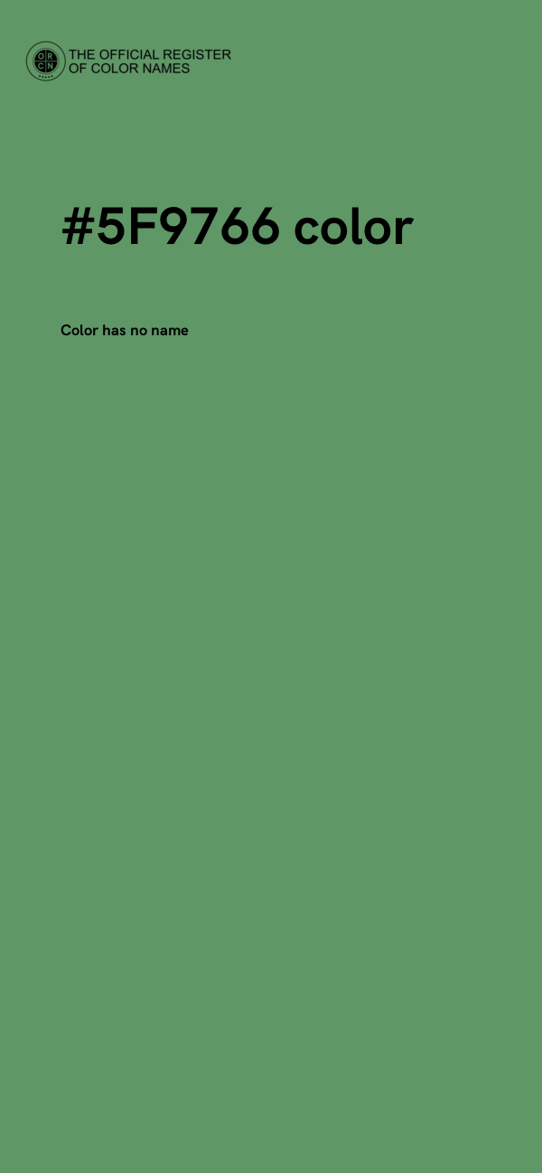 #5F9766 color image
