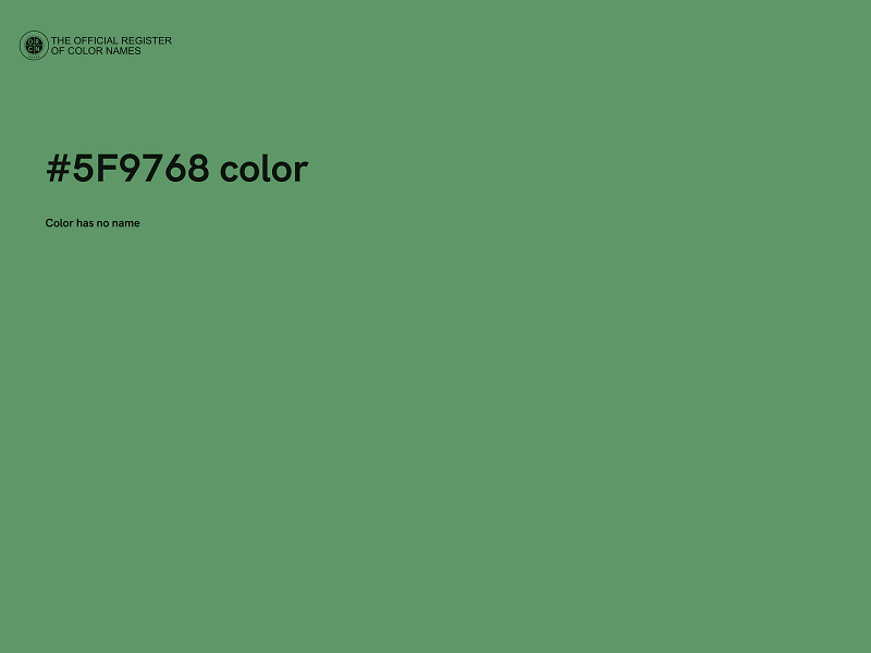 #5F9768 color image