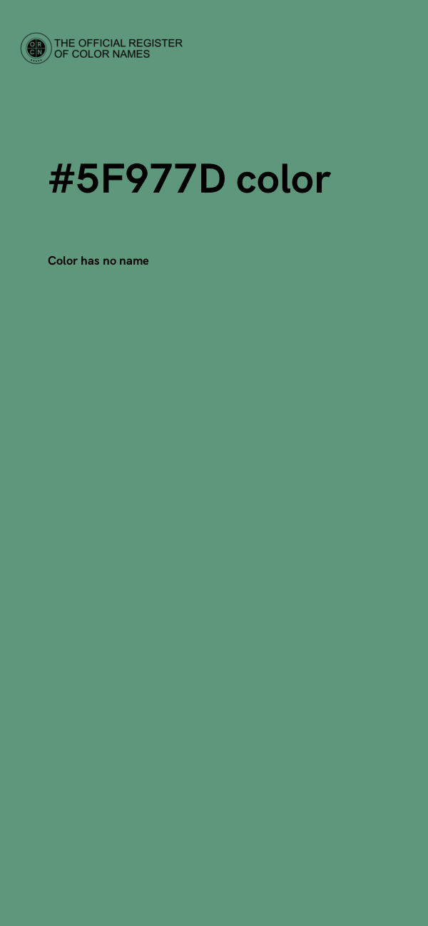 #5F977D color image