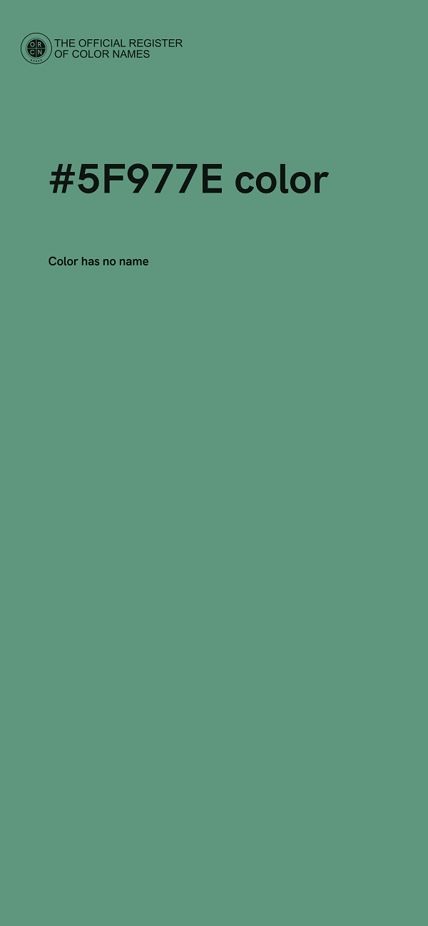 #5F977E color image