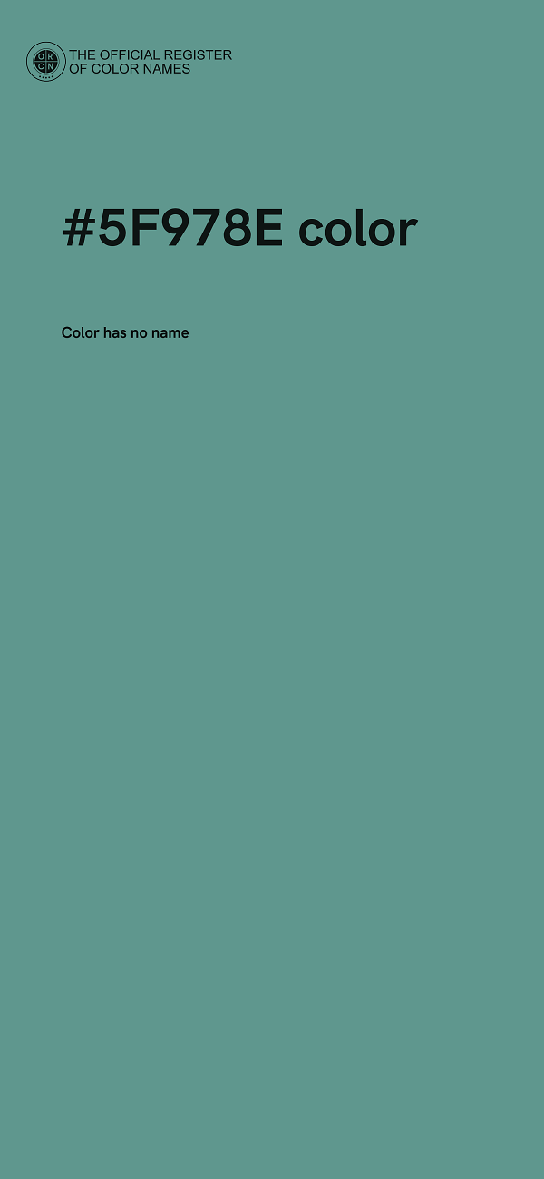 #5F978E color image