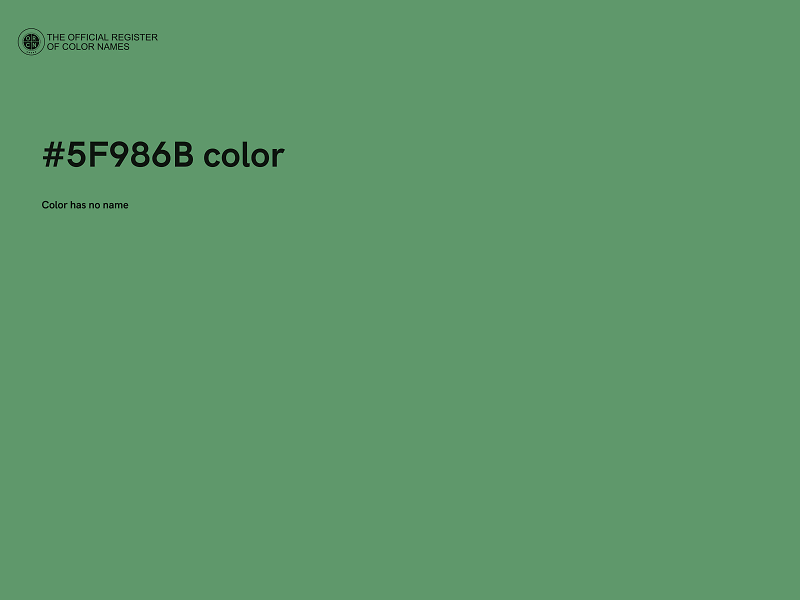 #5F986B color image