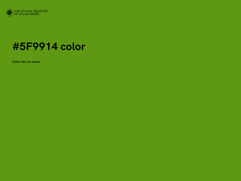 #5F9914 color image