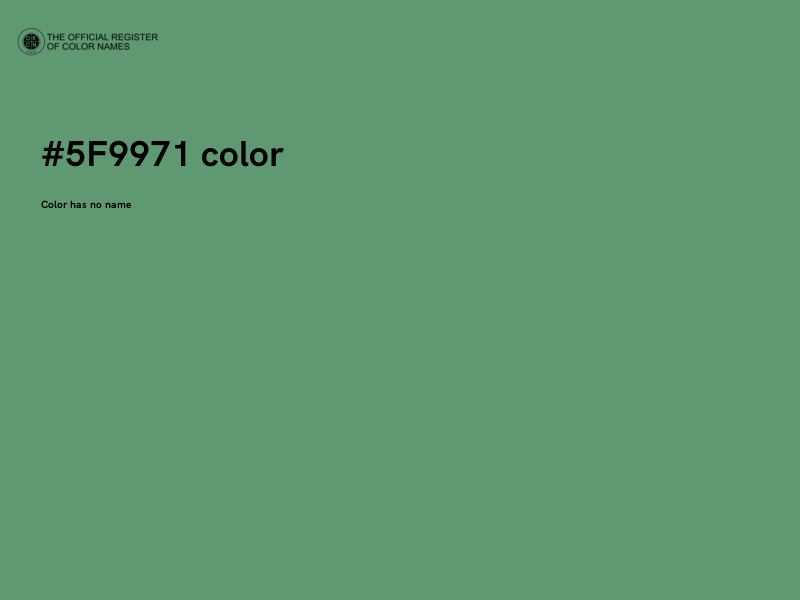 #5F9971 color image