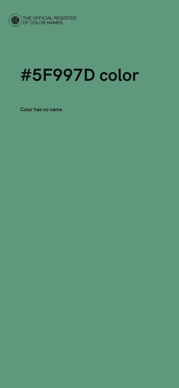 #5F997D color image