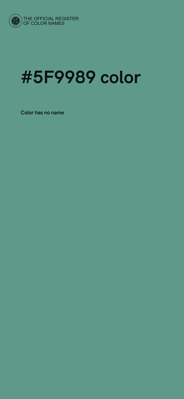 #5F9989 color image