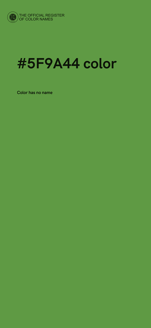 #5F9A44 color image