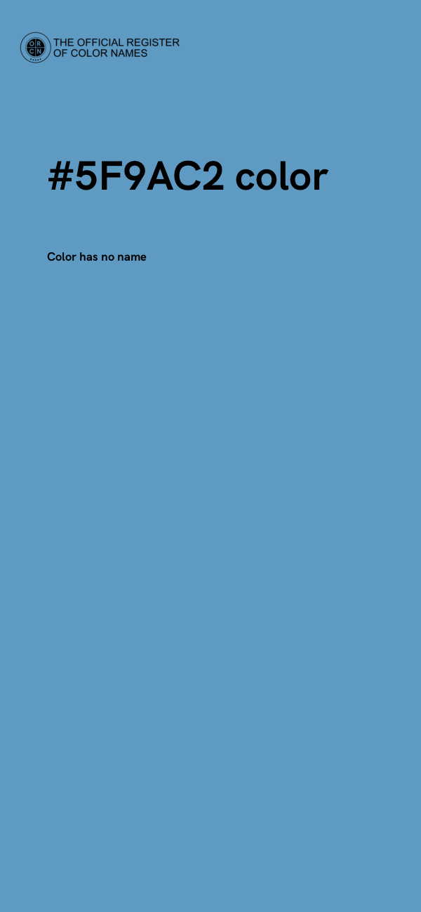 #5F9AC2 color image