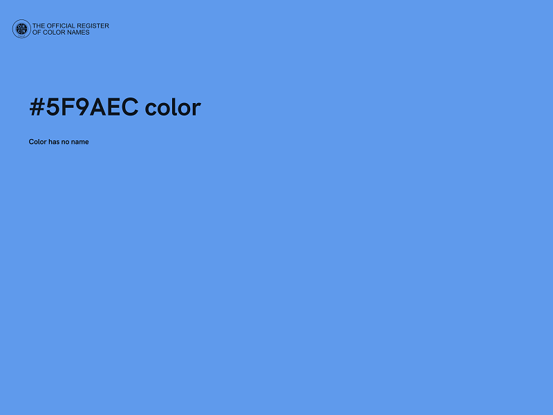 #5F9AEC color image