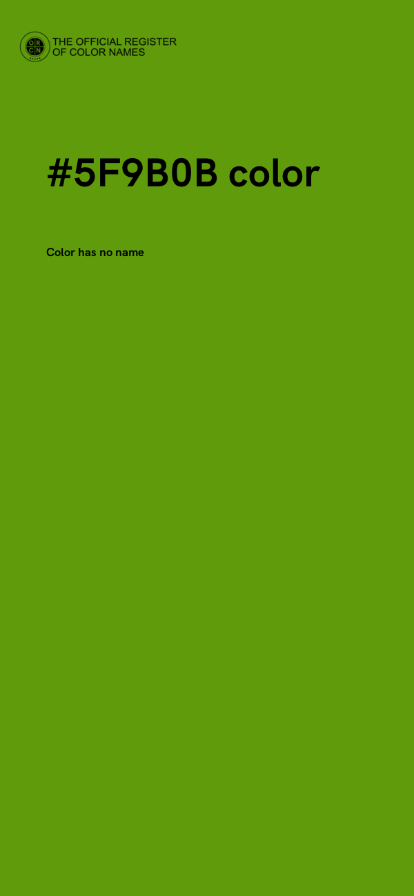 #5F9B0B color image