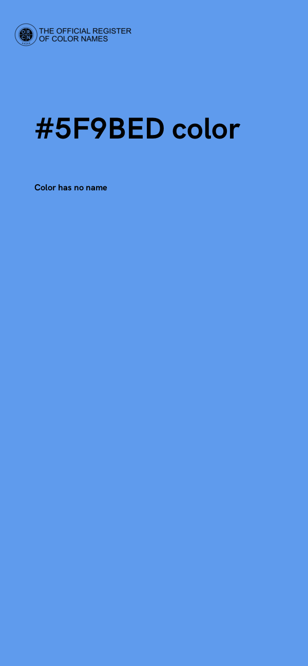 #5F9BED color image
