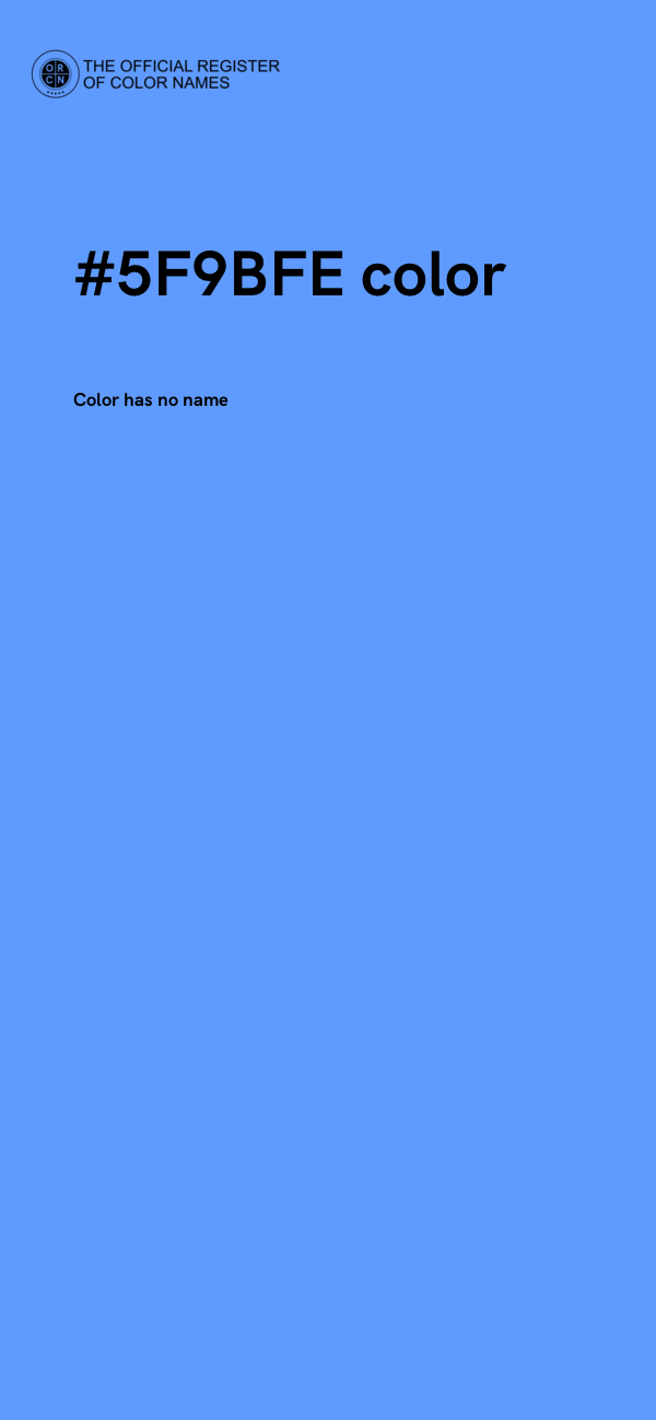 #5F9BFE color image