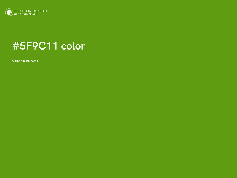 #5F9C11 color image