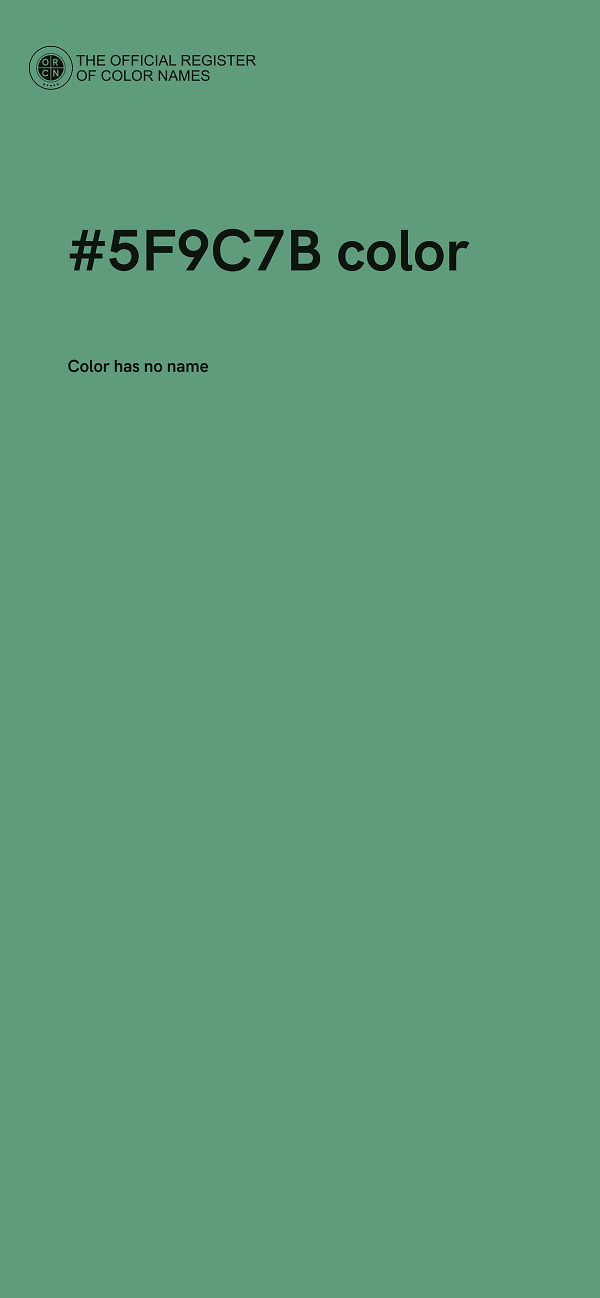 #5F9C7B color image