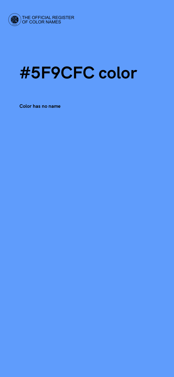 #5F9CFC color image