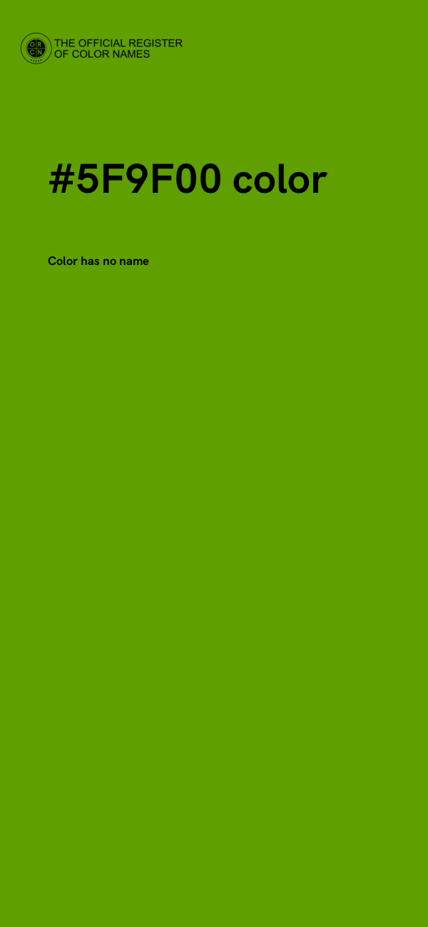 #5F9F00 color image
