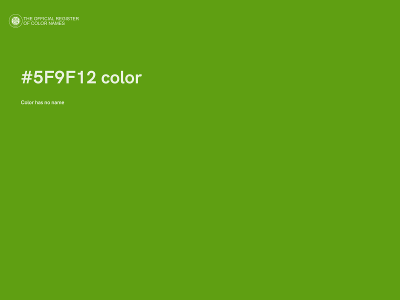 #5F9F12 color image