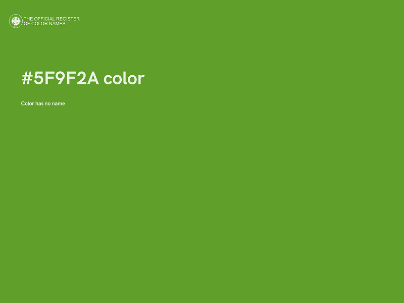 #5F9F2A color image