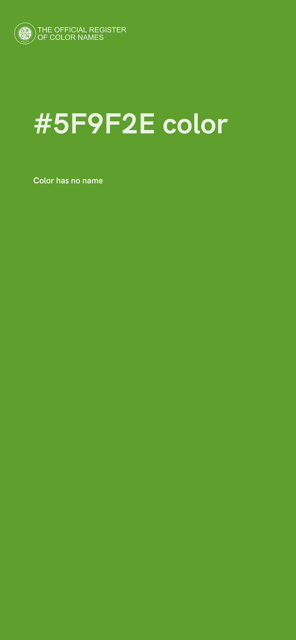 #5F9F2E color image